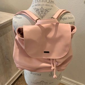 Vans faux leather pink mini backpack